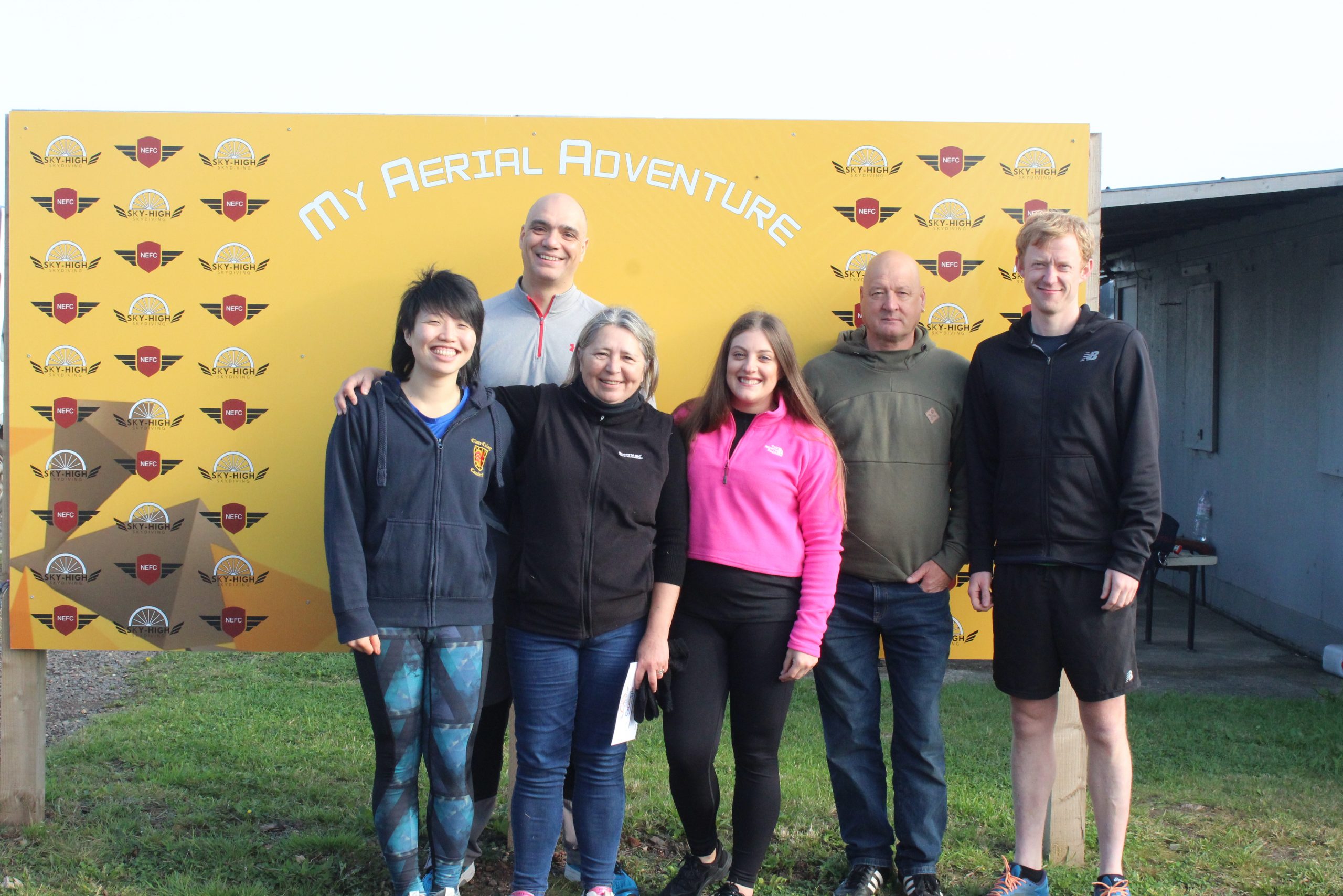 A group photo of staff who took part.