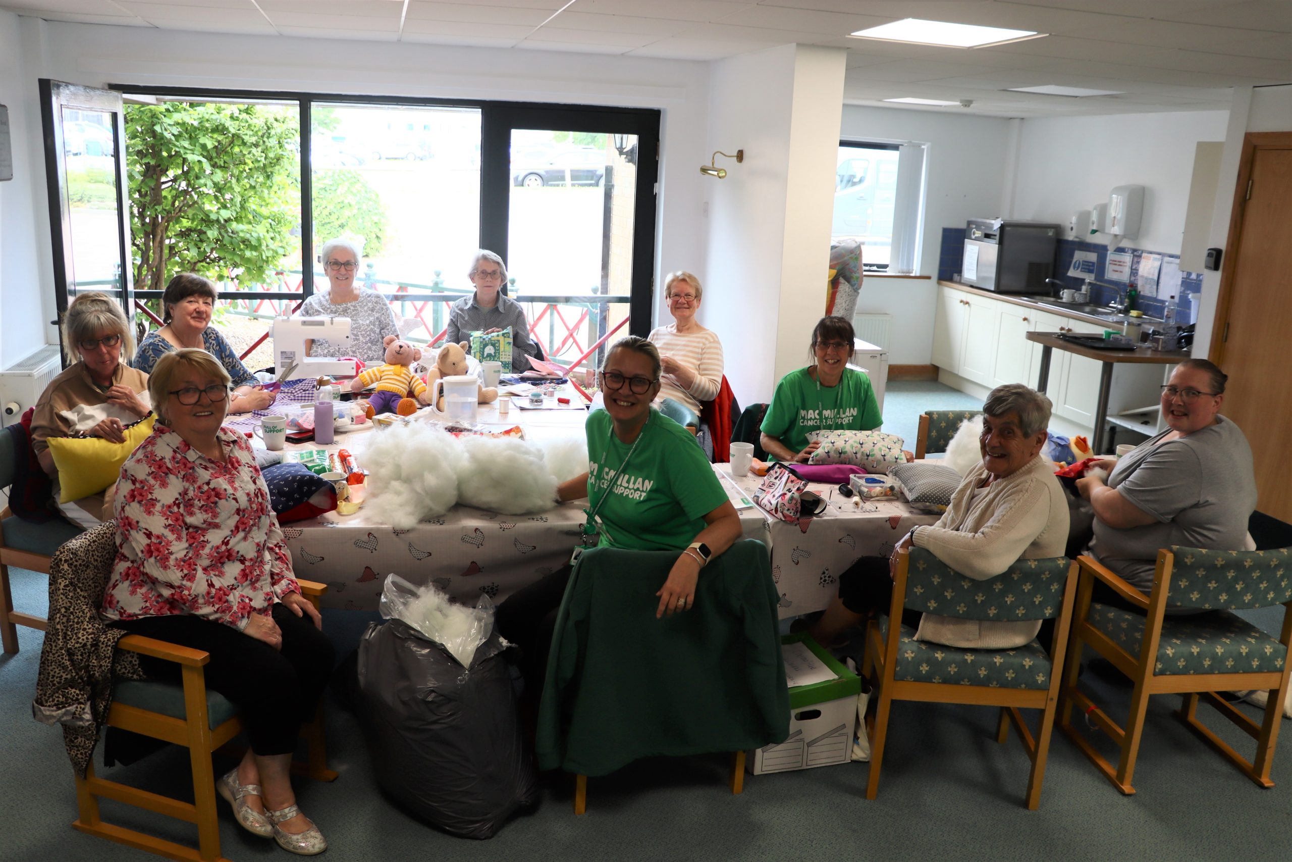 Craft and chat support group for people affected by cancer reunites