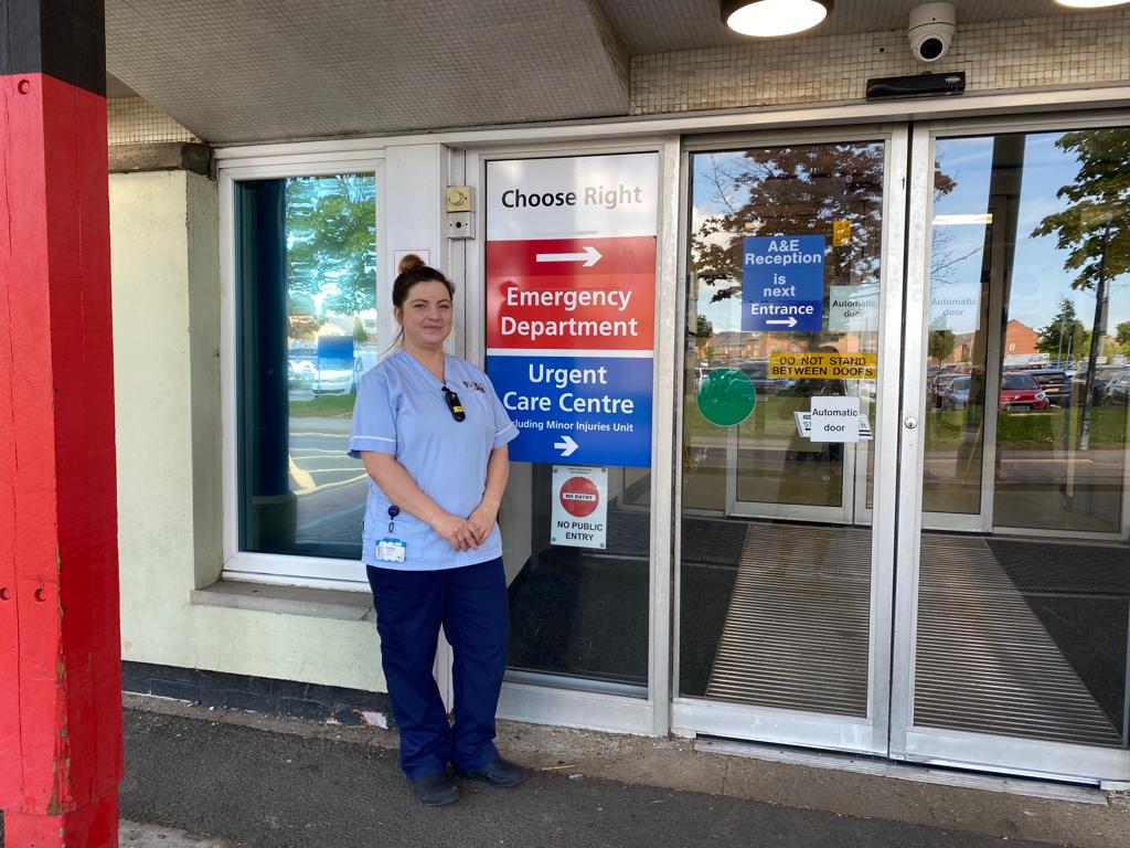 Paediatric staff nurse Lauren Williams
