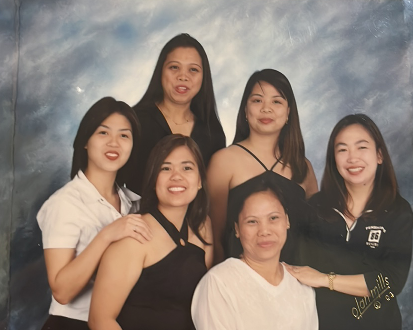 A group of nurses 20 years ago.