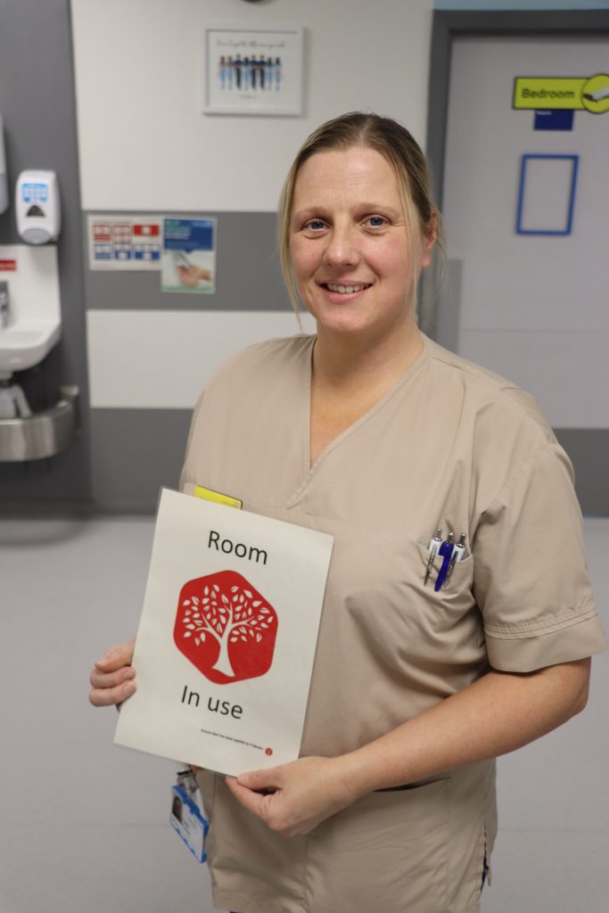 End of life care champion Claire Pollard.