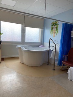 The Birthing Pool Suite at the University Hospital of North Tees, Delivery Suite.