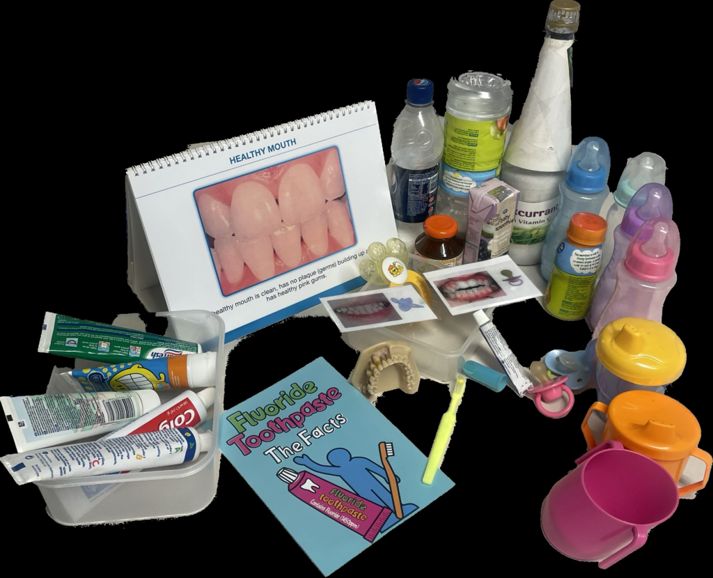Items included in the expectant and nursing resource box