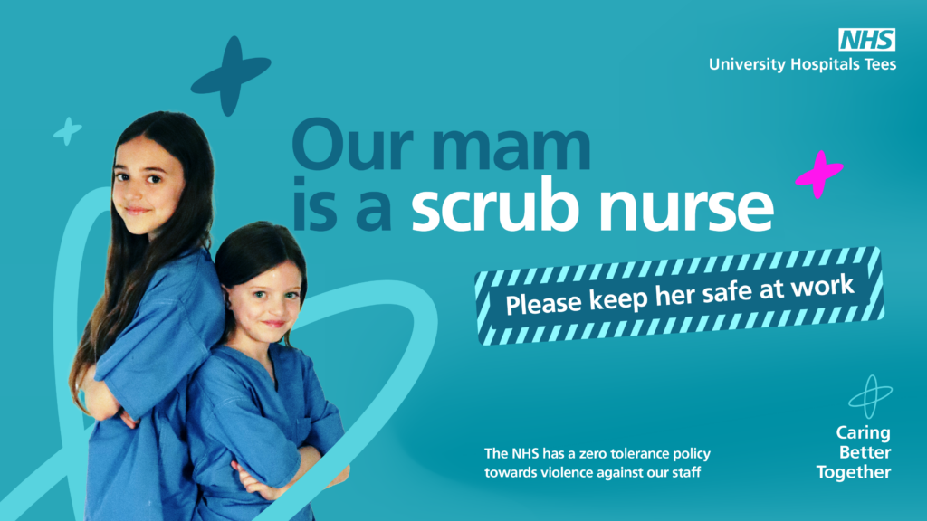 Violence campaign image.