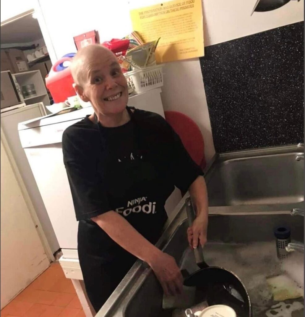 Ursula Taylor, whose memory was honored by the chemo donation.