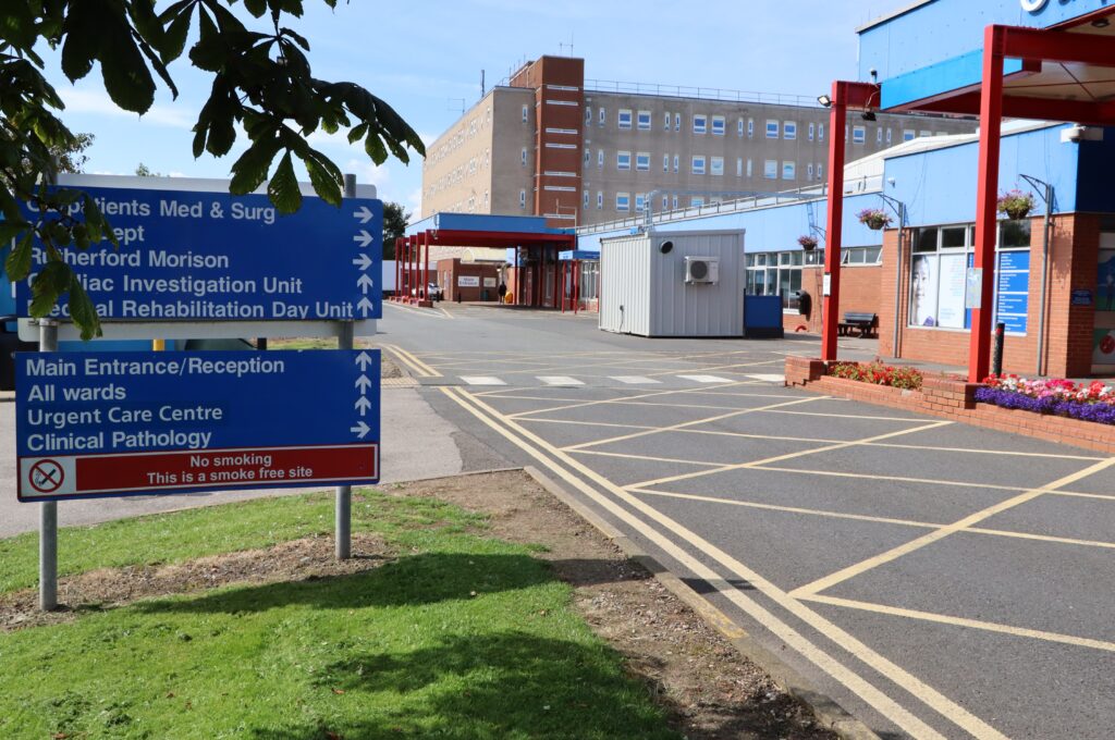 Hartlepool hospital road.