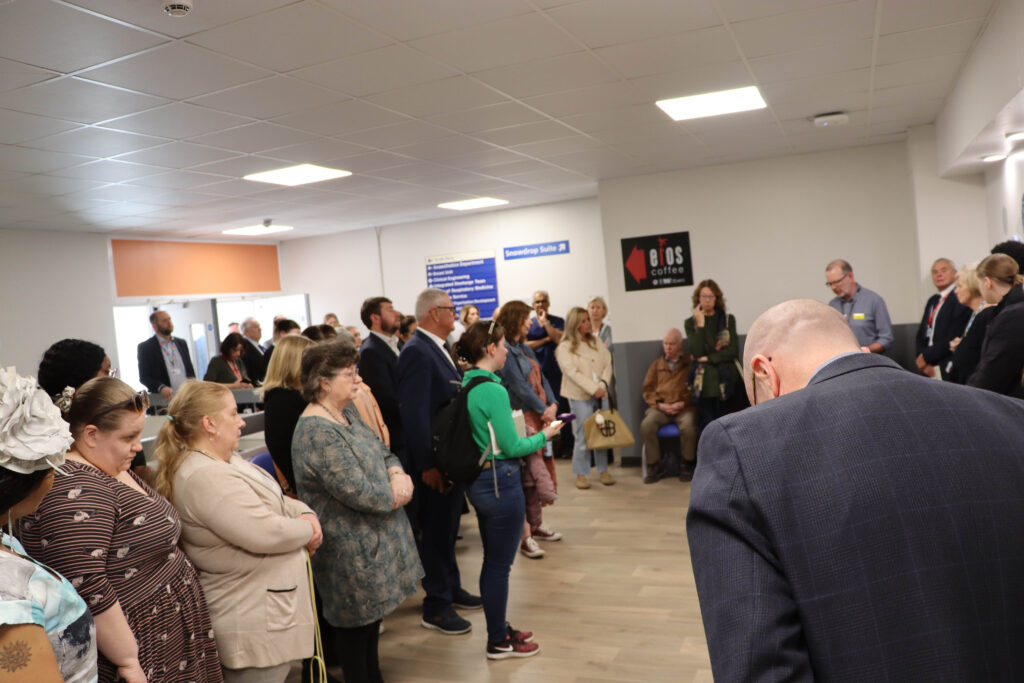 Covid-19 memorial artwork unveiling at University Hospital of North Tees
