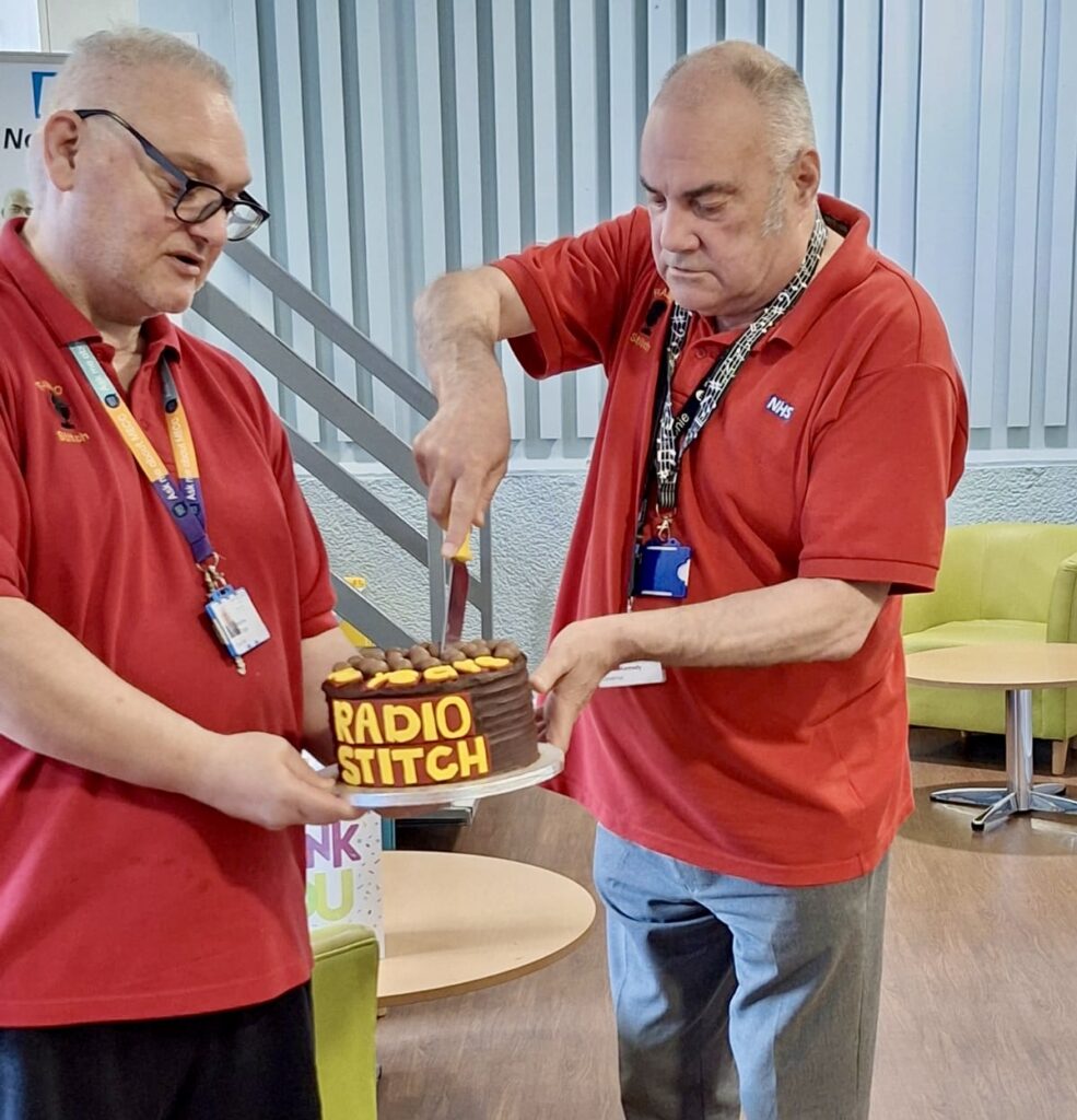 Elliot Kennedy and Andy Tingle with cake!