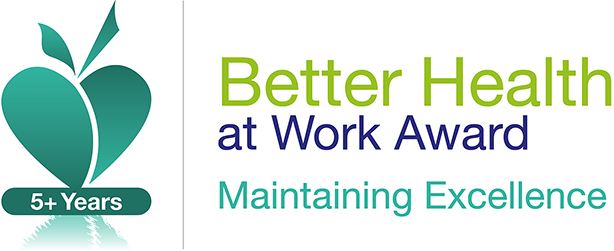 Better health at work award 5+ years maintaining excellence