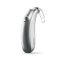 silver gray children's hearing aid