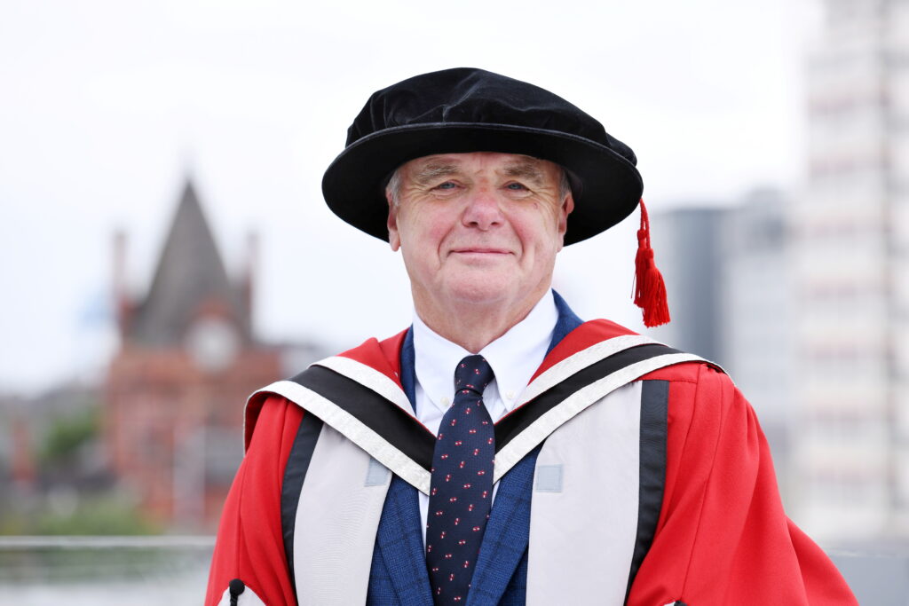Professor Derek Bell OBE, chair of University Hospitals Tees