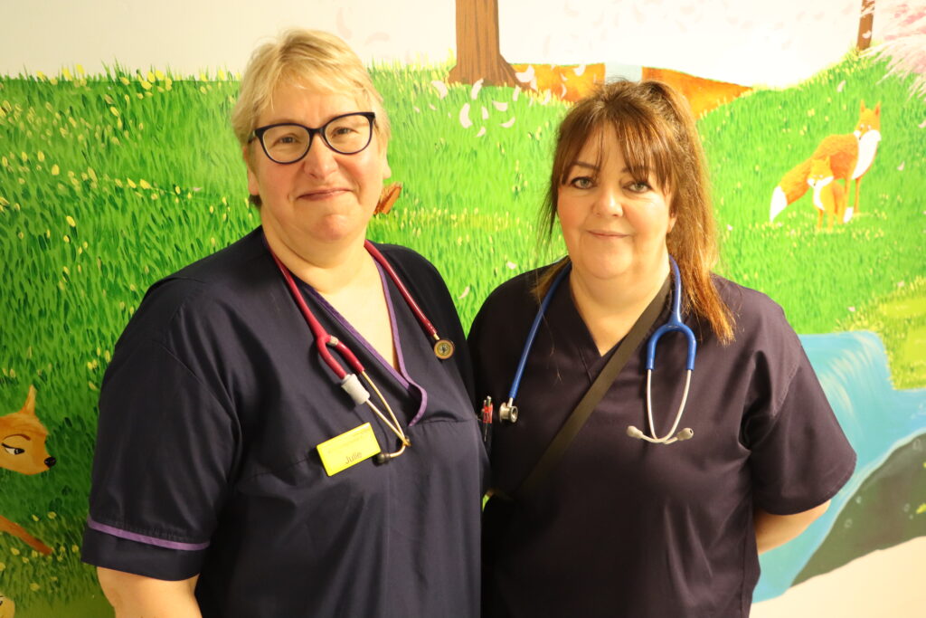 Neonatal nurse practitioners Wendy and Julie.