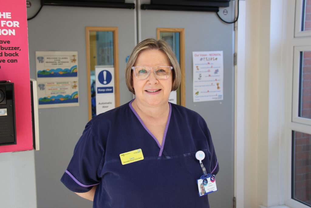 Nurse Lynne Paterson.