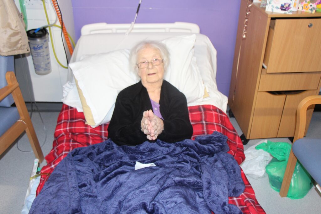 Elizabeth Kay on her 105th birthday