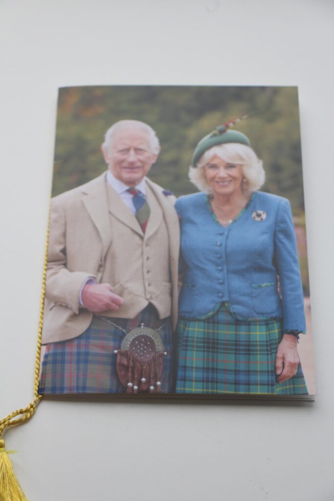 Elizabeth Kay's birthday card from the King
