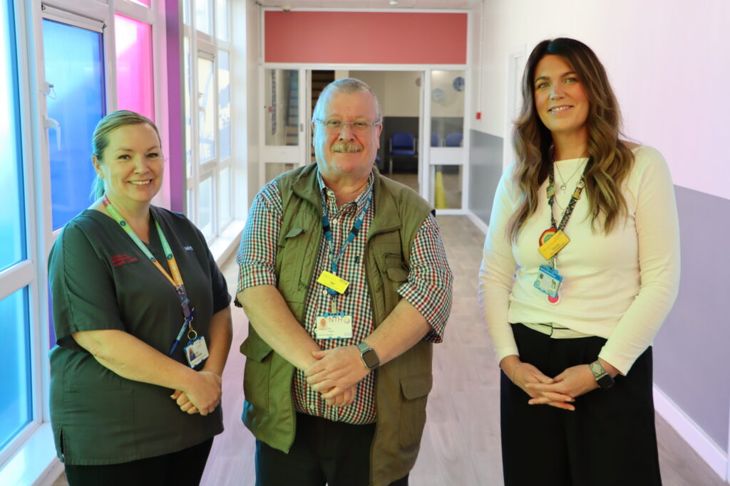 Julie Bardsley, Ian Taylor and Donna Mason.