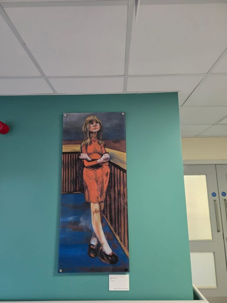 One of the McCracken artworks on display at Peterlee