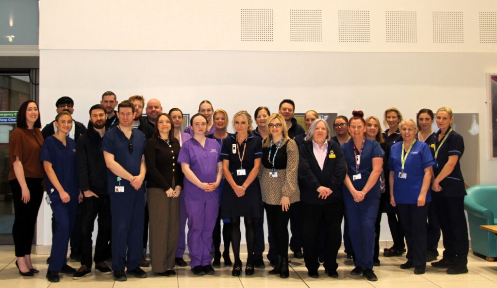 Digital and clinical colleagues at the James Cook University Hospital