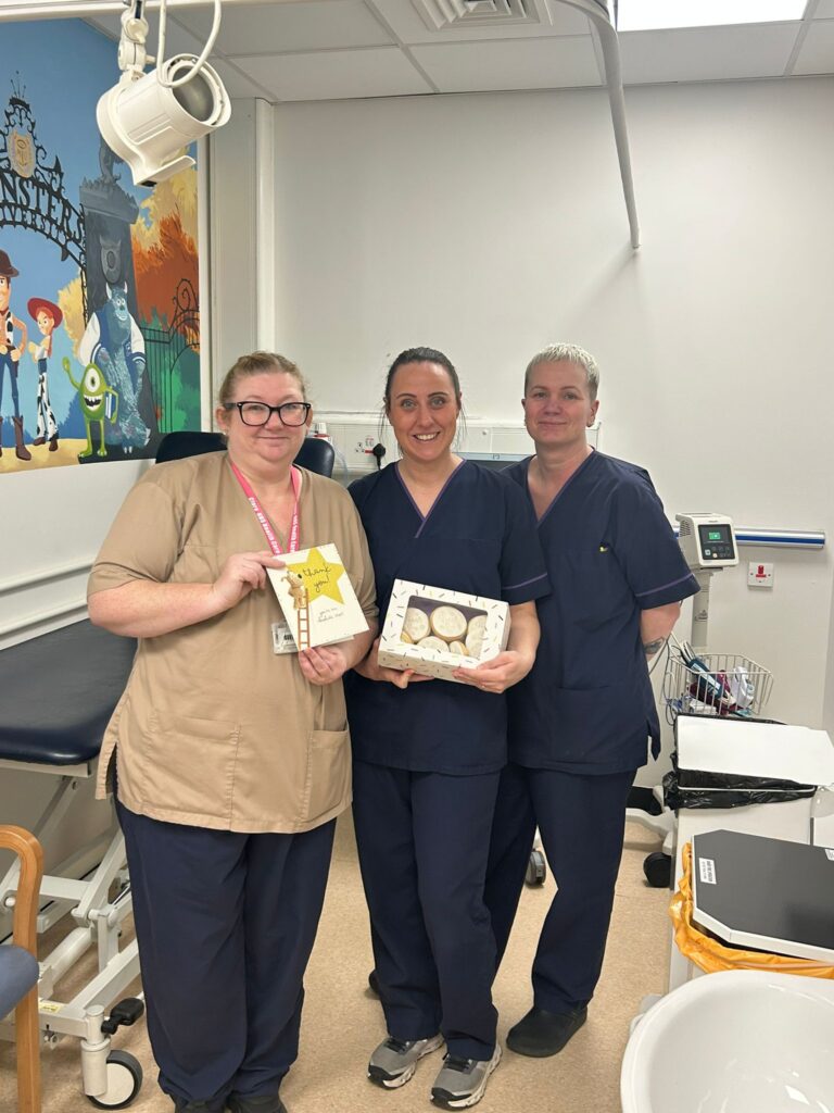Staff in the urgent treatment centre.