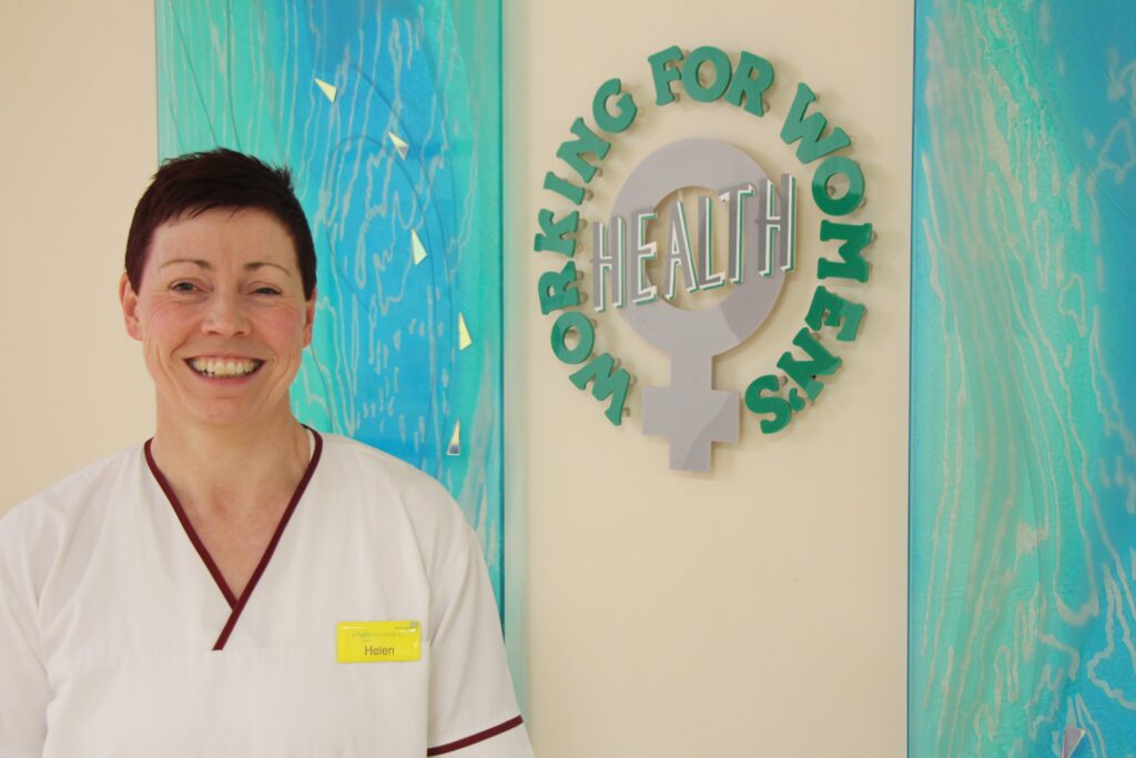 Senior radiographer Helen Clyde