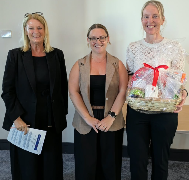 Dr Clare Westwood wins first place