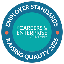 Badge reads: Employer standards - raising quality 2026