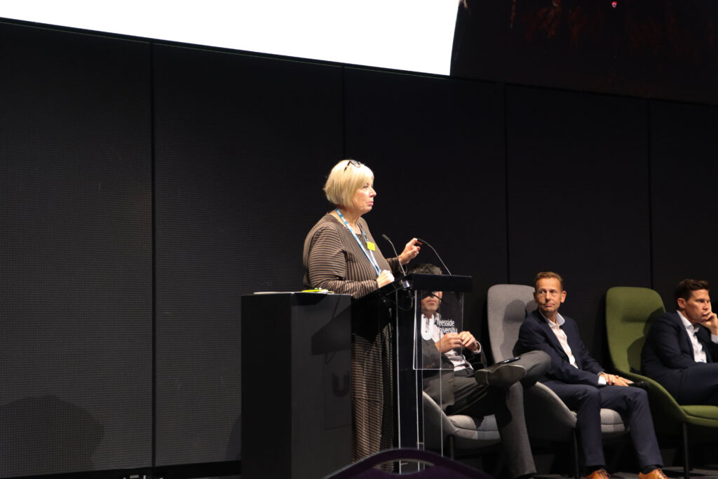 Stacey and executive team answer questions at annual general meeting 2026