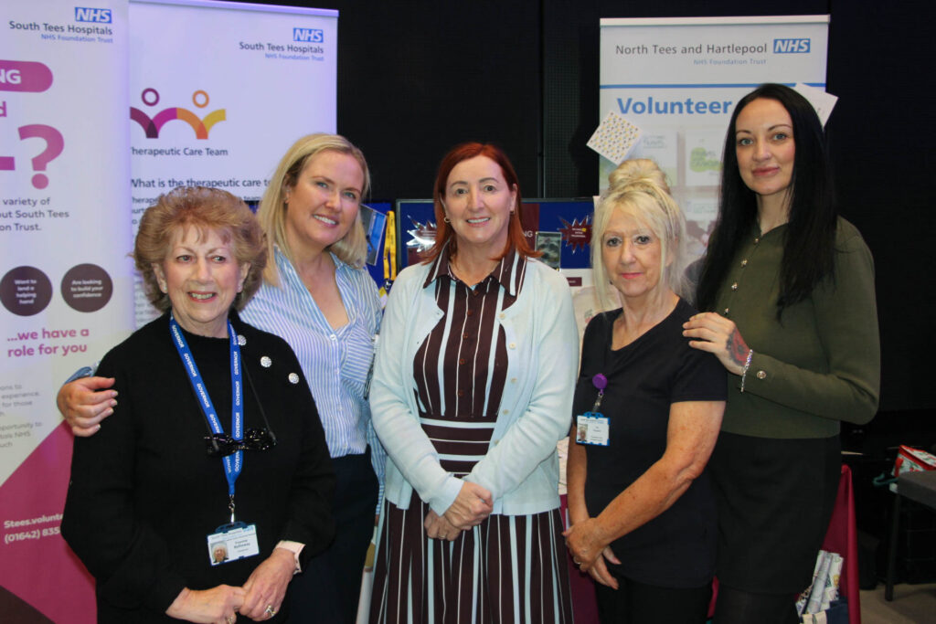 Volunteering colleagues just some of the people who took part in the marketplace stalls at the annual general meeting 2026