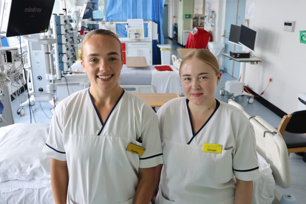 Sophie Andelin and Georgia Walker.