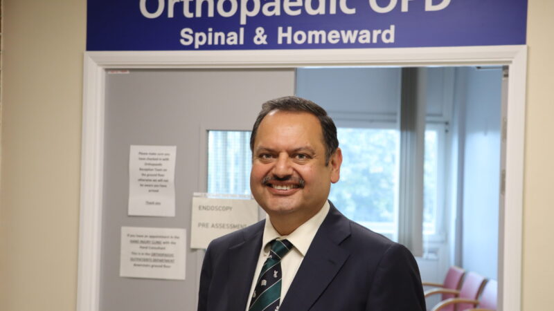 Surgeon gets honorary title for his work.