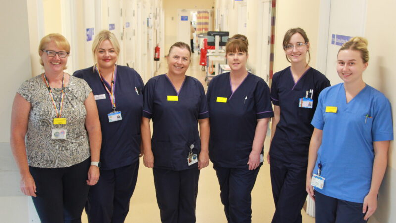 The cervical screening team at the Trust.