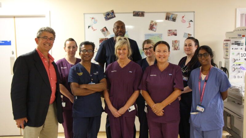 Maternity research team standing for a photo.