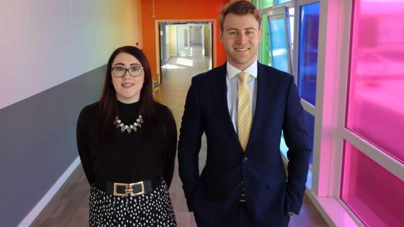 Chloé McMurray and Tom Wing.