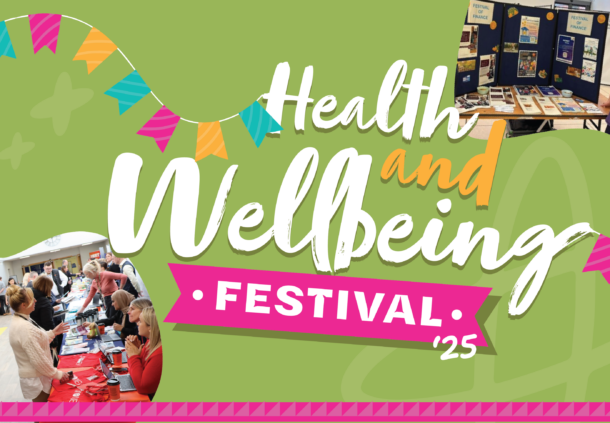 Health and wellbeing festival 2025 banner