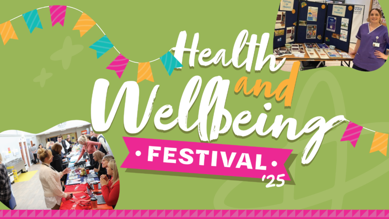 Health and wellbeing festival 2025 banner