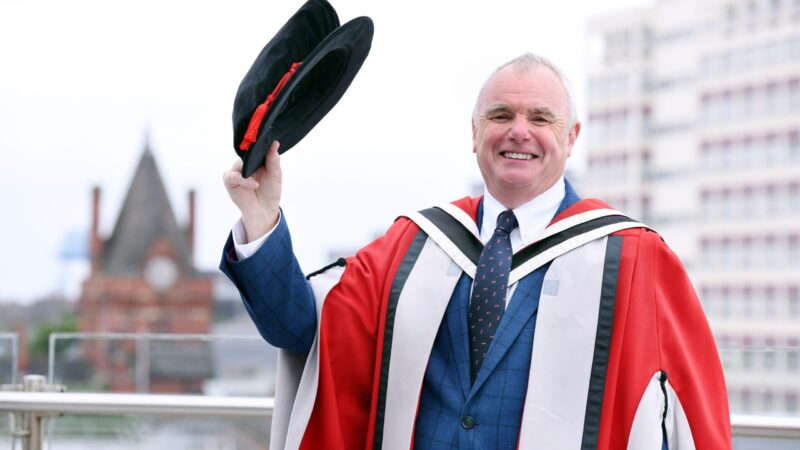 Professor Derek Bell OBE, chair of University Hospitals Tees