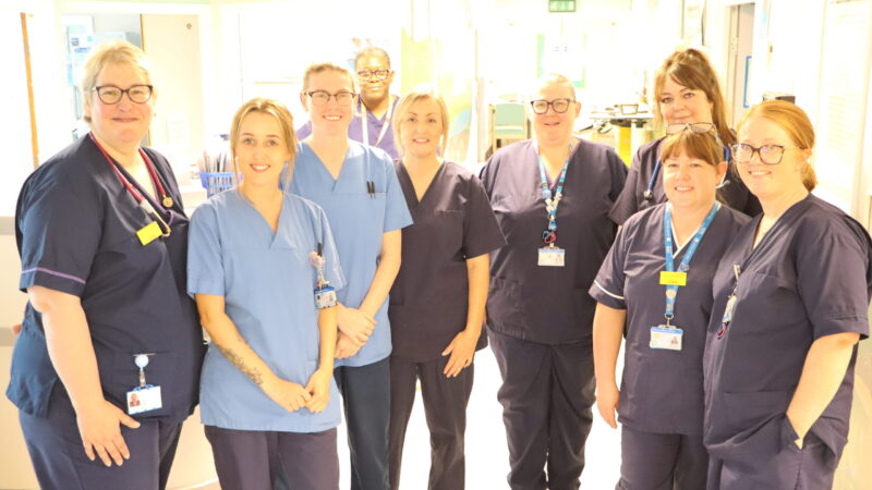 Neonatal team at North Tees.