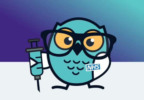 Flu owl get your jab