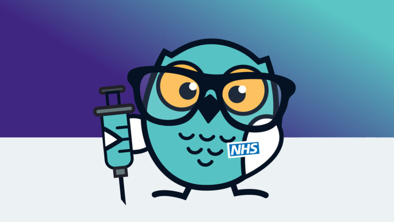 Flu owl get your jab