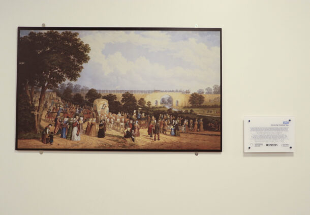 The Opening of the Stockton and Darlington Railway, 1825 by John Dobbin