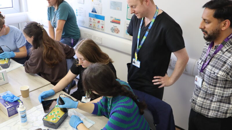 Cannulation training course.