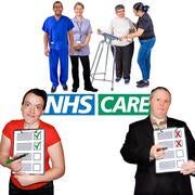 group of patients and staff