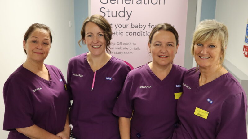 Staff from maternity research.
