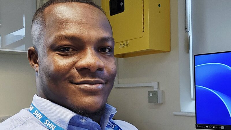 One of student volunteers.