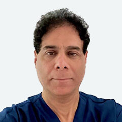 Locum consultant Mr Manuf Kassem.