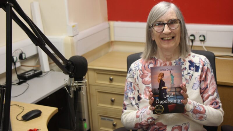Linda Dooks and her novel Land of Opportunity