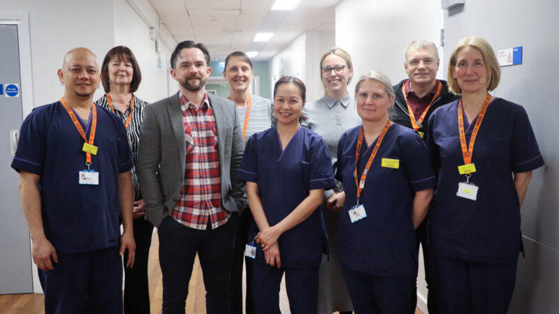 Some of the team involved in the Fit@80 screening programme