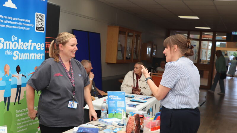 Director of communications, Ruth Dalton at the University Hospital of Hartlepool 