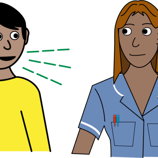 Easy read - patient speaking