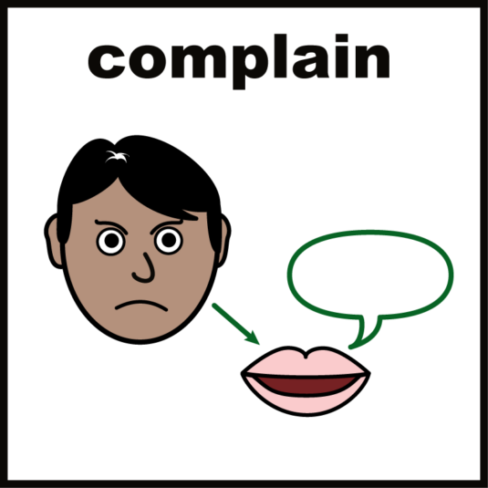 Easy read - complain